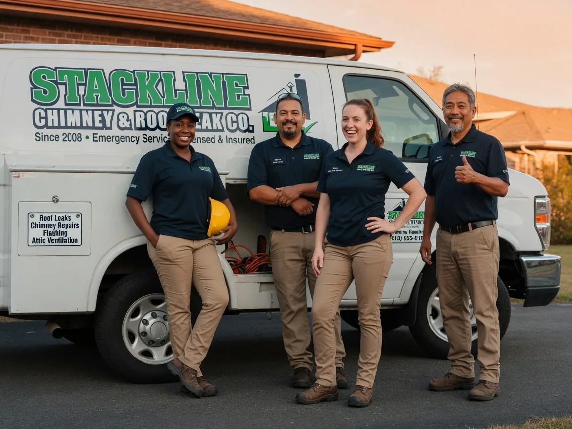 Chimney flashing repair company in Brooks, CA